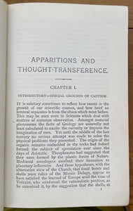 APPARITIONS & THOUGHT-TRANSFERENCE - Podmore, 1st 1894 - TELEPATHY CLAIRVOYANCE