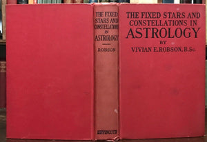 FIXED STARS & CONSTELLATIONS IN ASTROLOGY - Robson, 1931 - HOROSCOPE DIVINATION