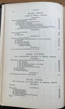 MENTAL PATHOLOGY & THERAPEUTICS - Griesinger, 1882 - PSYCHOLOGY MENTAL ILLNESS