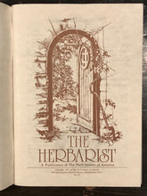 THE HERBARIST: THE HERB SOCIETY OF AMERICA - LOT OF 10, 1980-90  NATURE, HERBALS