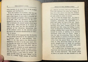 HUMAN AURA - Swami Panchadasi (William Walker Atkinson), 1st 1915 OCCULT ASTRAL