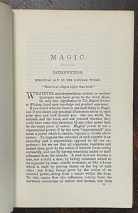 MAGIC, WHITE AND BLACK - Hartmann, 1938 - OCCULTISM WITCHCRAFT MAGICK SORCERY