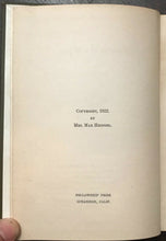 GLEANINGS OF A MYSTIC - Heindel, 1st 1922 - MYSTICISM SOUL ROSICRUCIAN MAGIC