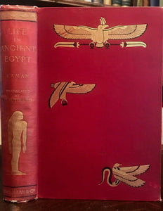 LIFE IN ANCIENT EGYPT - Erman, 1st Ed 1894 - HISTORY FOLKLORE EGYPTOLOGY