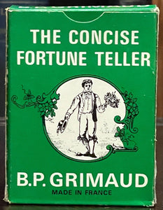 SEALED - THE CONCISE FORTUNE TELLER CARD DECK - GRIMAUD, 1970 - DIVINATION