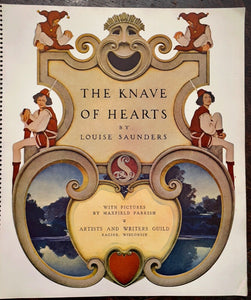 KNAVE OF HEARTS - SAUNDERS + MAXFIELD PARRISH, 1st 1925 - Illustrated FAIRYTALES