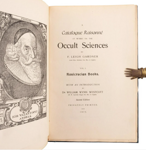 CATALOG OF WORKS OCCULT SCIENCES, 1923 - MAGICK KABBALAH ROSICRUCIAN FREEMASONRY