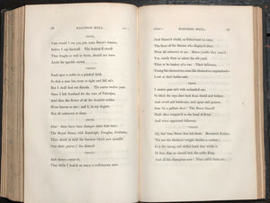 Sir Walter Scott, FIELD OF WATERLOO and HALIDON HILL - 1st 1822 BATTLE POEM