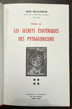 SECRETS ESOTERIQUES DES PYTHAGORICIENS - 1973 PYTHAGORAS SOUL DEATH MAGICK