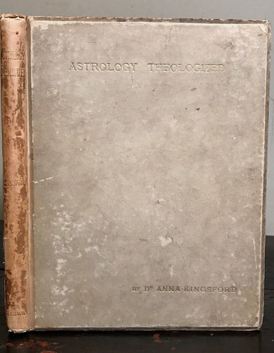 1886 - ASTROLOGY THEOLOGIZED - Anna B. Kingsford, 1st/1st - Astrology & Religion