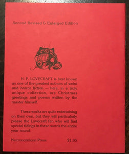THE H.P. LOVECRAFT CHRISTMAS BOOK - 1991, ILLUSTRATED NECRONOMICON PRESS