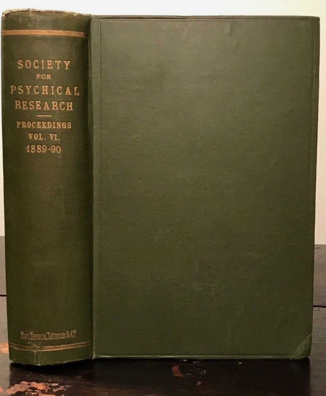 1889-1890 - SOCIETY FOR PSYCHICAL RESEARCH - OCCULT SPIRITUALISM GHOSTS PSYCHIC