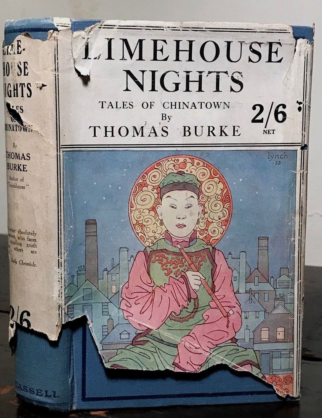 SIGNED - THOMAS BURKE - LIMEHOUSE NIGHTS, 1927 HC/DJ - RARE DJ LONDON CHINATOWN