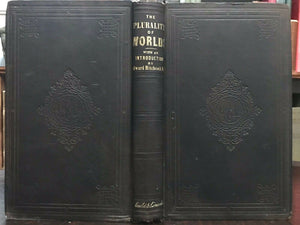 PLURALITY OF WORLDS - Hitchcock, 1st 1854 EXTRATERRESTRIAL LIFE PLANETS ALIENS