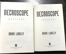 BRIAN LUMLEY - NECROSCOPE: E-BRANCH TRILOGY - 1st Ed HC/DJ, HORROR VAMPIRE
