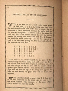 NAPOLEON'S BOOK OF FATE AND ORACULUM, 1900 - ASTROLOGY PALMISTRY OMENS CHARMS