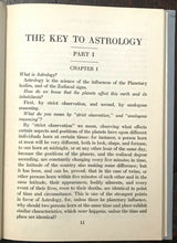 THE KEY TO ASTROLOGY - Raphael, 1940s - PLANETS STARS OCCULT DIVINATION PROPHECY