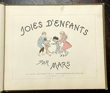 JOIES D'ENFANTS - 1st 1890 - FRENCH CHILDREN'S ILLUSTRATED NURSERY RHYMES