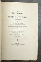 ELEUSINIAN AND BACCHIC MYSTERIES -1891 - GREEK MYTHOLOGY RELIGION CULTS BACCHUS
