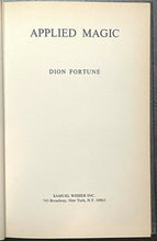 APPLIED MAGIC - Dion Fortune, 1976 - CHRISTIAN MYSTICISM RITUALS MAGICK OCCULT