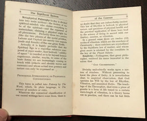 THE SEPTIFORM SYSTEM OF THE COSMOS - Alec Stuart, 1928 ASTROLOGY OCCULT STARS