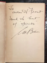SIGNED - SCARE ME! Symposium of Ghosts & Black Magic - Ed Bodin, 1940 1st OCCULT