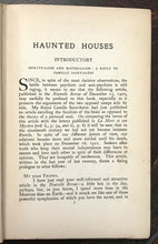 HAUNTED HOUSES - Flammarion, 1st 1924 - GHOSTS SPIRITS HAUNTINGS POLTERGEISTS