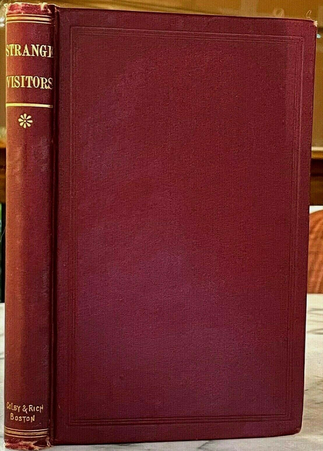 STRANGE VISITORS - 1884 PROPHECY APPARITIONS GHOSTS MESSAGES BYRON, BRONTE, POE