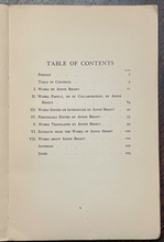 BIBLIOGRAPHY OF ANNIE BESANT -Besterman,  1st 1924 THEOSOPHY THEOSOPHICAL WORKS