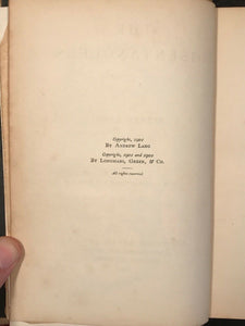 THE DISENTANGLERS - Andrew Lang - 1st Ed, 1902 - SHORT DETECTIVE STORIES