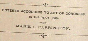 FACING THE SPHINX - Farrington, 1st 1889 - ANCIENT EGYPT GODS SYMBOLS NUMEROLOGY