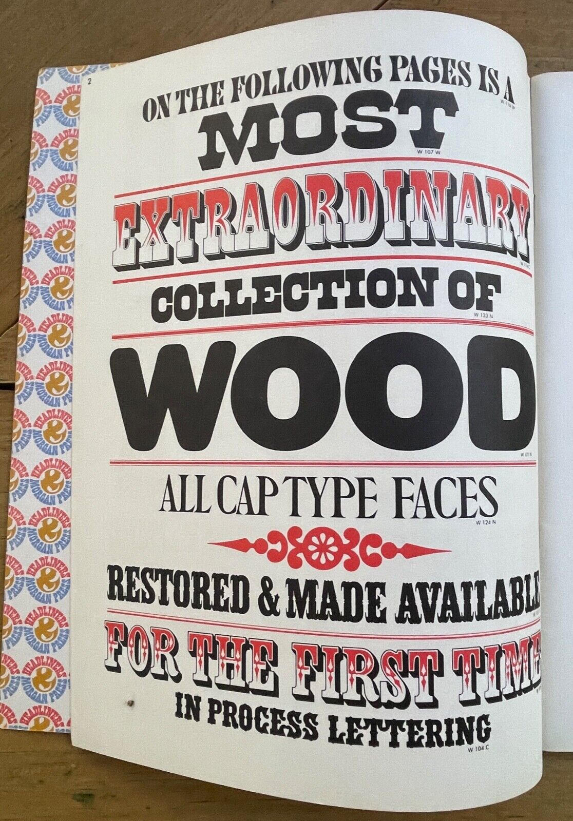 THE HEADLINERS PRESS COLLECTION 1964 GRAPHIC DESIGN, FONTS