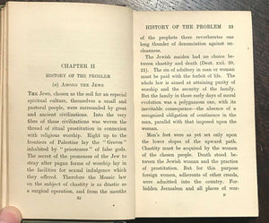 PROSTITUTION: MORAL BEARINGS - 1st, 1917 VENEREAL DISEASE SEX HISTORY PROSTITUTE