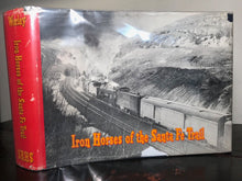IRON HORSES OF THE SANTA FE TRAIL - WORLEY, 1st/1st 1965 HC/DJ, RAILROAD HISTORY