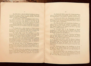 SEPHER YETZIRAH: THE BOOK OF FORMATION - WESTCOTT, True 1st Ed, 1887 - KABBALAH
