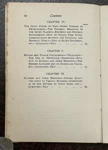 PRACTICAL PSYCHOMETRY - 1913 SPIRITS, CLAIRVOYANCE, AURAS, MAGNETISM, TELEPATHY