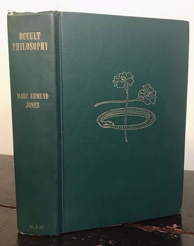 SIGNED — OCCULT PHILOSOPHY, Marc Edmund Jones, 1st/1st 1947, PROFANE MYSTERIES