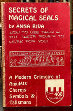 SECRETS OF MAGICAL SEALS - Anna Riva, TRUE 1st 1975 - TALISMANS AMULETS GRIMOIRE