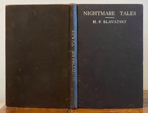 NIGHTMARE TALES - H.P. Blavatsky, 1st 1892 - GOTHIC HORROR OCCULT SHORT STORIES