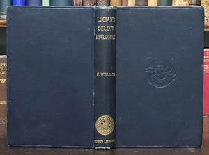 1903 - LUCIAN'S DIALOGUES - GREEK MYTHOLOGY MYTHS GODS GODDESSES UNDERWORLD