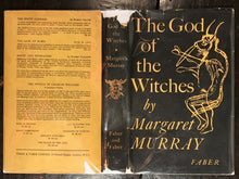 THE GOD OF THE WITCHES - Murray, 1956 - OCCULT MAGICK PAGAN WITCHCRAFT OLD GODS