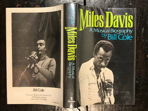 MILES DAVIS: A MUSICAL BIOGRAPHY - BILL COLE - 1st/1st, 1974 JAZZ BLUES MUSIC