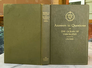 1937 ANSWERS TO QUESTIONS ON THE OCEAN OF THEOSOPHY - REINCARNATION ASTRAL BODY