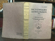 DICTIONNAIRE ASTROLOGIQUE - 1942 - DIVINATION ZODIAC ASTROLOGY HOROSCOPE