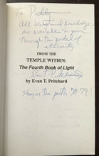 FROM THE TEMPLE WITHIN: FOURTH BOOK OF LIGHT - 1st 1993 SOUL SPIRIT PATH, SIGNED