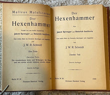 MALLEUS MALEFICARUM / DER HEXENHAMMER - Sprenger, 1920 WITCHCRAFT WITCHES HAMMER