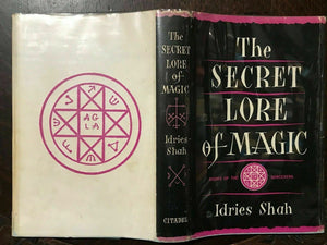 SECRET LORE OF MAGIC - Idries Shah, 1st 1958 SORCERY WITCHCRAFT GRIMOIRE MAGICK