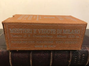 Tarocco di MESTIERI E VEDUTE DI MILANO - Gumppenberg - OOP Limited Ed 1982 TAROT