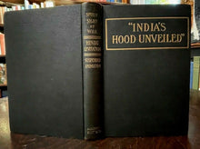 INDIA'S HOOD UNVEILED - De Laurence, 1st 1910 - CLAIRVOYANCE TELEPATHY OCCULT