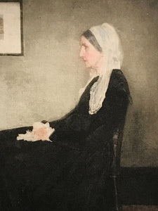 James McNeill Whistler Engraving “Portrait de La Mere” ~ WHISTLER'S MOTHER, 1883